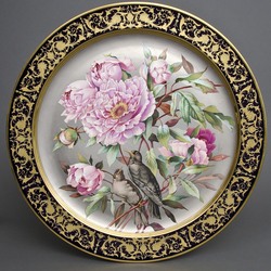 Пазл: Тарелка с росписью