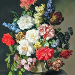 Пазл: Пестрый букет