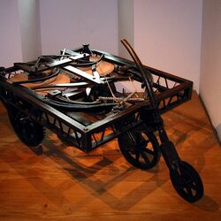 Пазл: Автомобиль Леонардо да Винчи