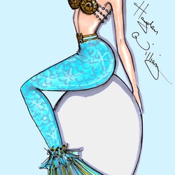 Пазл: Русалка в бирюзовом