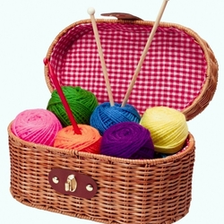 Пазл: Сундучок с пряжей