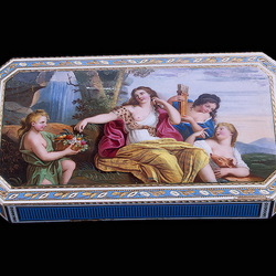 Пазл: Антикварная табакерка