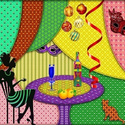 Пазл: Новогодний маскарад 