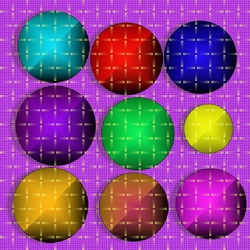 Пазл: Цветные круги
