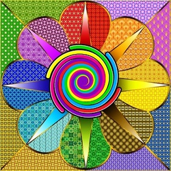 Пазл: Рsдужный орнамент