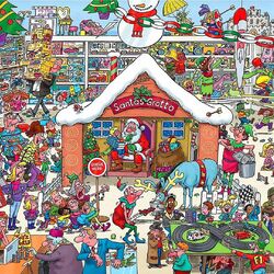 Пазл: Магазин игрушек в праздники