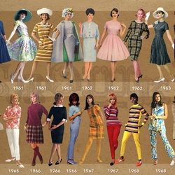 Пазл: Мода 60-х