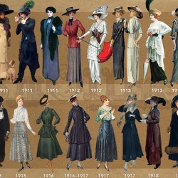 Пазл: Мода 1910-х