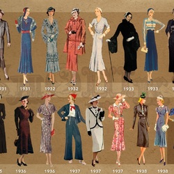 Пазл: Мода 30-х
