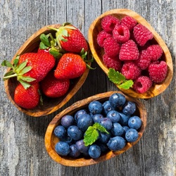 Пазл: Клубника, малина, черника