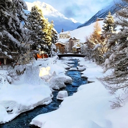 Пазл: Зимний пейзаж