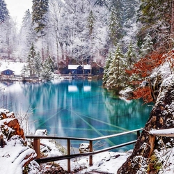 Пазл: Зимнее озеро