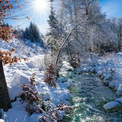 Пазл: Бирюзовая река