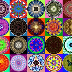 Пазл: Мандалы