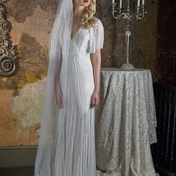 Пазл: Свадебное платье в винтажном стиле