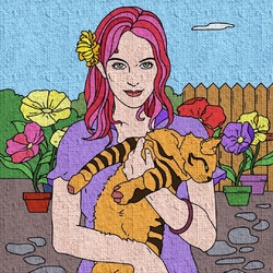 Пазл: Рыжий друг