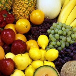 Пазл: Фрукты и виноград