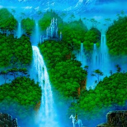Пазл: Страна водопадов