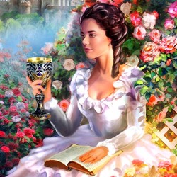 Пазл: Королева кубков