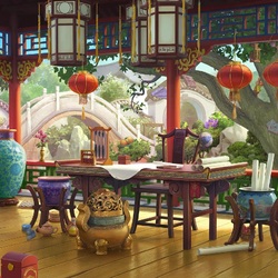 Пазл: На веранде