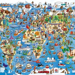 Пазл: Карта мира