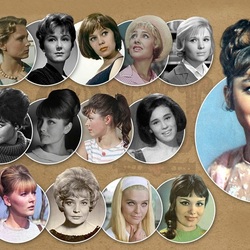 Пазл: Прически 60-х