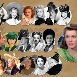 Пазл: Прически 40-х