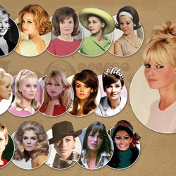 Пазл: Прически 60-х