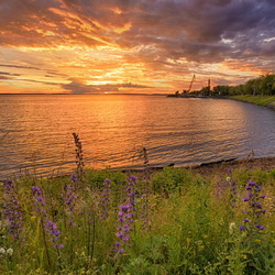 Пазл: Вечер на реке