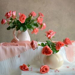 Пазл:  Розовые розы