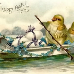 Пазл: Пасхальные открытки