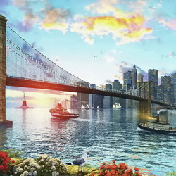 Пазл: Бруклинский мост 