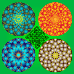 Пазл: Мандалы