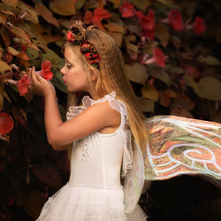 Пазл: Девочка-бабочка