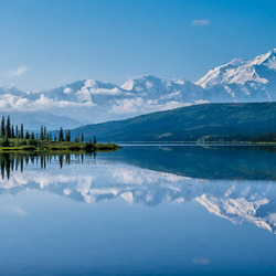 Пазл: Белые горы