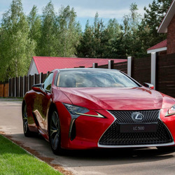 Пазл: Красный Лексус