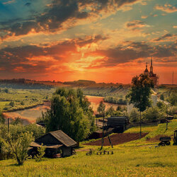 Пазл: Летний закат