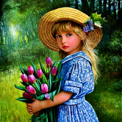 Пазл: Маленькая девочка