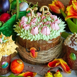 Пазл: Праздничные куличи