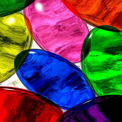 Пазл: Разноцветные стекла