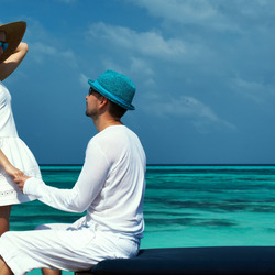 Пазл: Пара на пляже