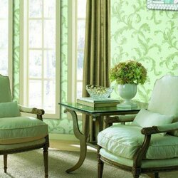Пазл: Зеленый интерьер
