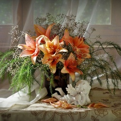 Пазл: Лилии 