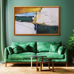 Пазл: Зеленый интерьер