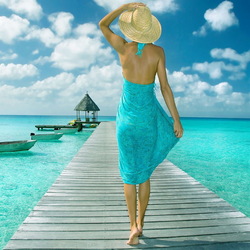 Пазл: В бирюзовых тонах