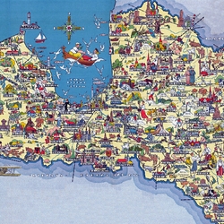 Пазл: Карта Латвии