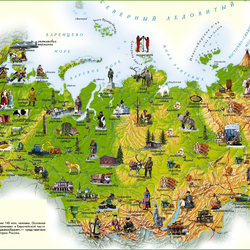 Пазл: Карта России