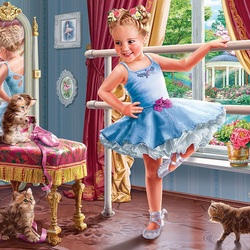 Пазл: Маленькая балерина