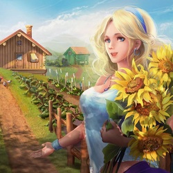 Пазл: Лето в деревне