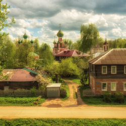 Пазл: Пейзаж провинциального городка